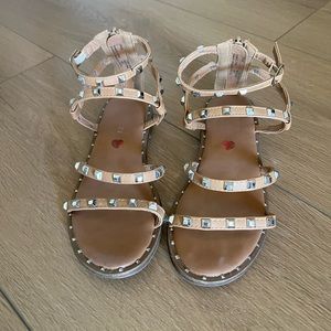 Girls Steve Madden studded sandal